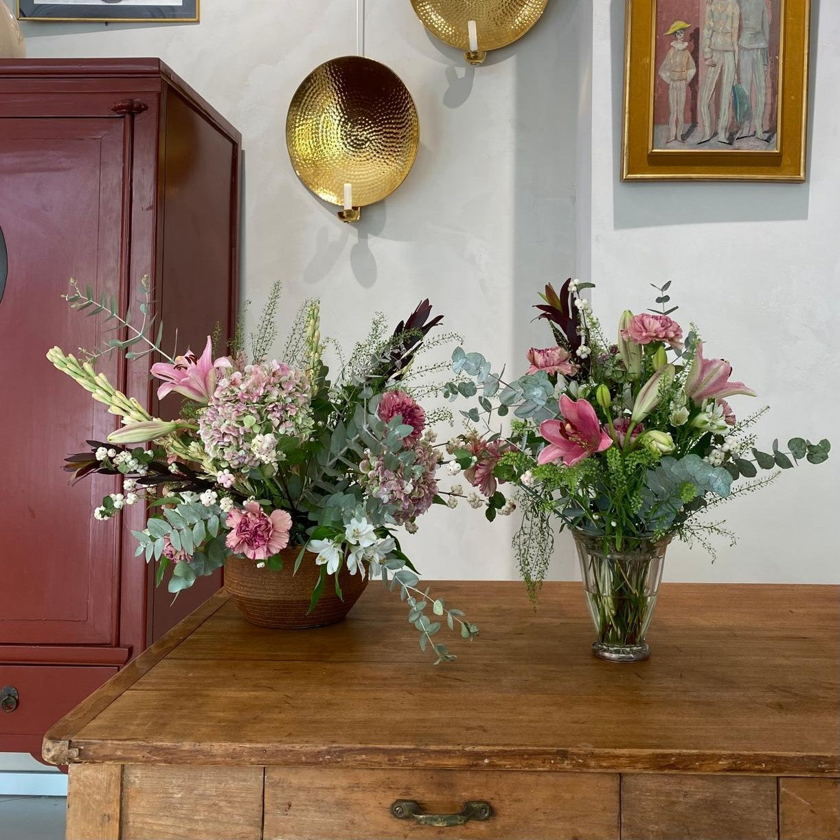 Jarrón “bouquetière” / Florero perforado, Cerámica de Accolay, 60 - 70’s – Francia