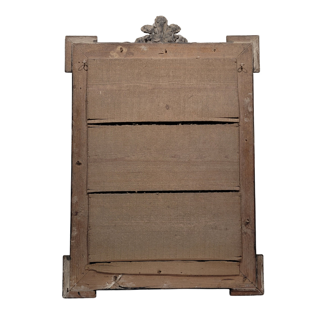 Espejo Napoleón III, Madera ebonizada y dorada, ca. 1900 – Francia