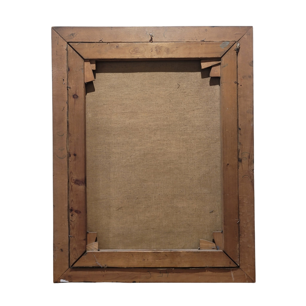 Óleo sobre lienzo "Bodegón de flores", Escuela Holandesa, s. XX – Países Bajos