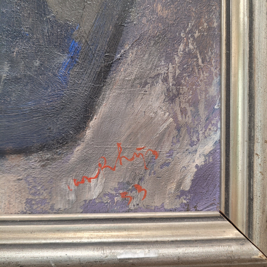 Óleo sobre lienzo "Bodegón de flores", Escuela Holandesa, s. XX – Países Bajos