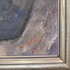 Óleo sobre lienzo "Bodegón de flores", Escuela Holandesa, s. XX – Países Bajos