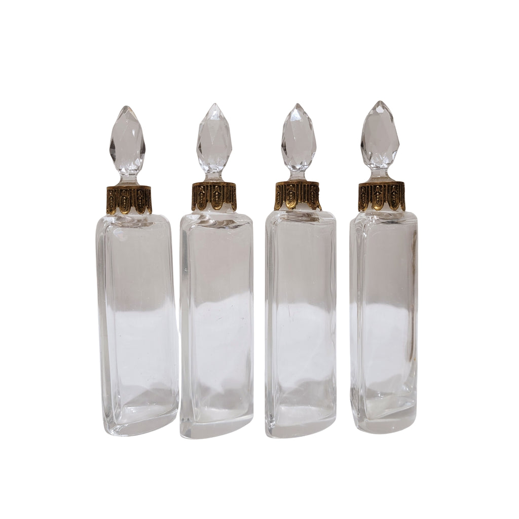 Esenciero / Perfumero Napoleón III, Cristal y bronce, s. XIX – Francia