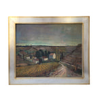 Óleo sobre lienzo ”Paisaje castellano” Gabino Gaona, década 1950 - Grupo Simancas, Valladolid