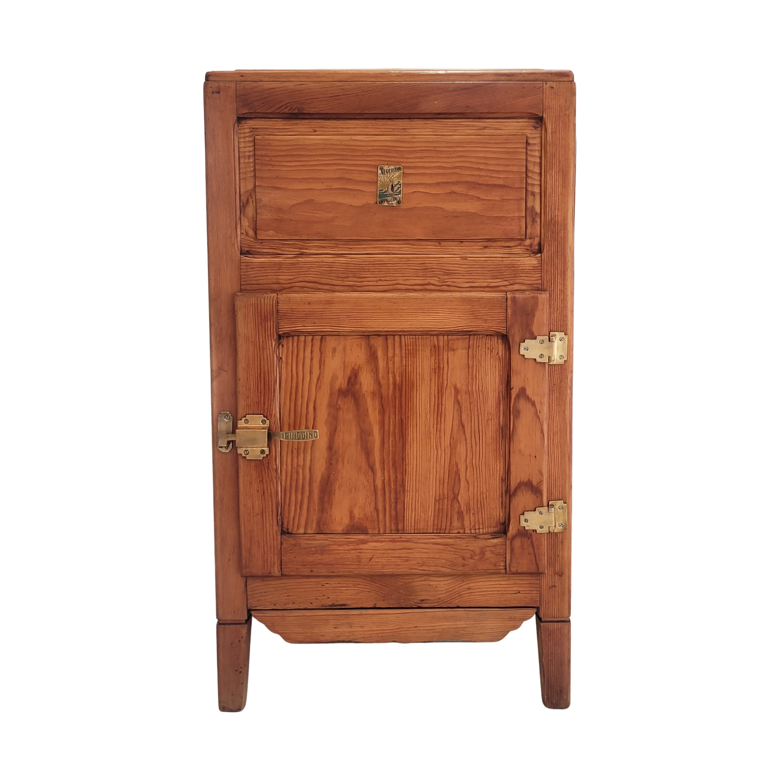 Fresquera / Antigua Nevera (Mueble bar), Pingüino, Estilo barco, hacia 1930 - Barcelona, España