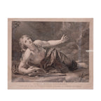 Grabado “Santa María Magdalena” Manuel Salvador Carmona, siguiendo a Mengs, Neoclasicismo, 1784 – España