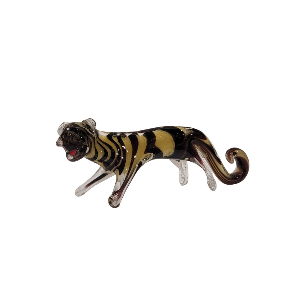 Figura "Tigre" Cristal de Murano, siglo XX – Murano, Italia