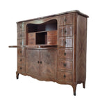 Secreter / Bureau estilo Transición, Marquetería y mármol, siglo XX – Francia