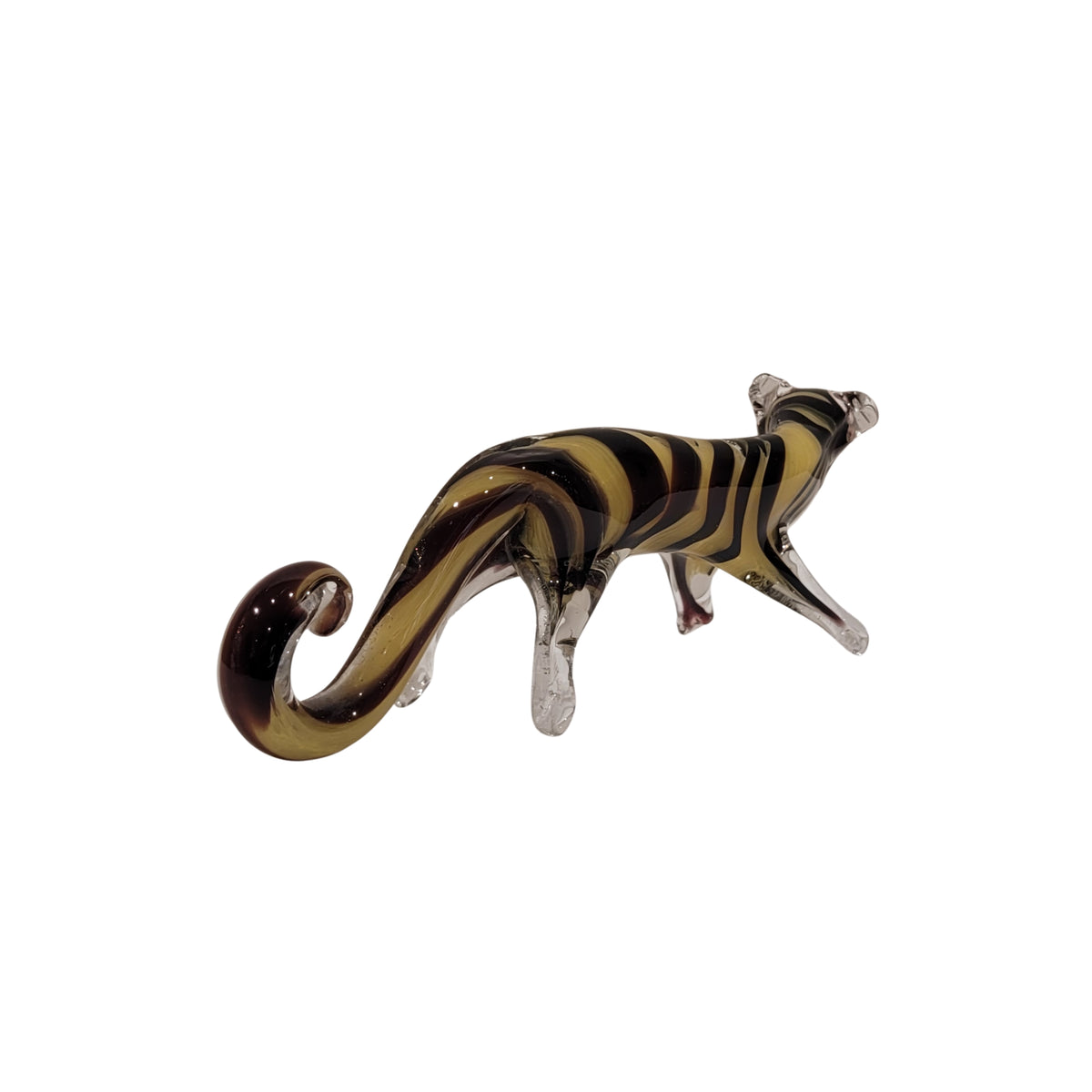 Figura "Tigre" Cristal de Murano, siglo XX – Murano, Italia