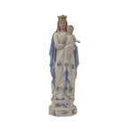 Figura Porcelana biscuit “Virgen con el Niño”, c. 1920 – Alemania