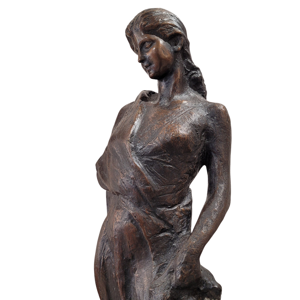 Escultura "Mujer" Sebastián Miranda, Bronce, s. XX - España