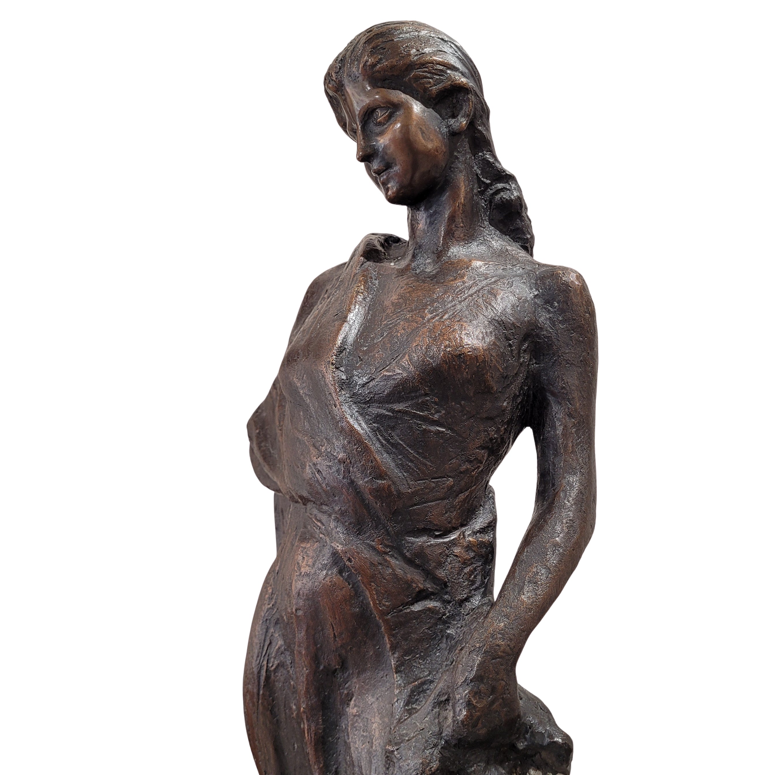 Escultura "Mujer" Sebastián Miranda, Bronce, s. XX - España