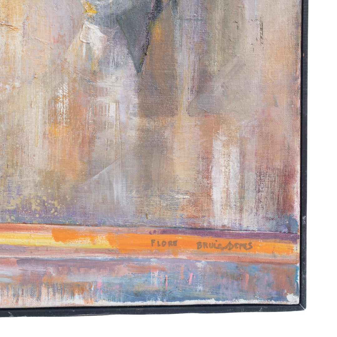 Óleo sobre lienzo “Riflesso” Flore Bruic-Depes, Arte contemporáneo, 1994 – Francia