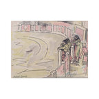 Acuarela ”Plaza de toros” Félix Cuadrado Lomas, s. XX - Grupo Simancas