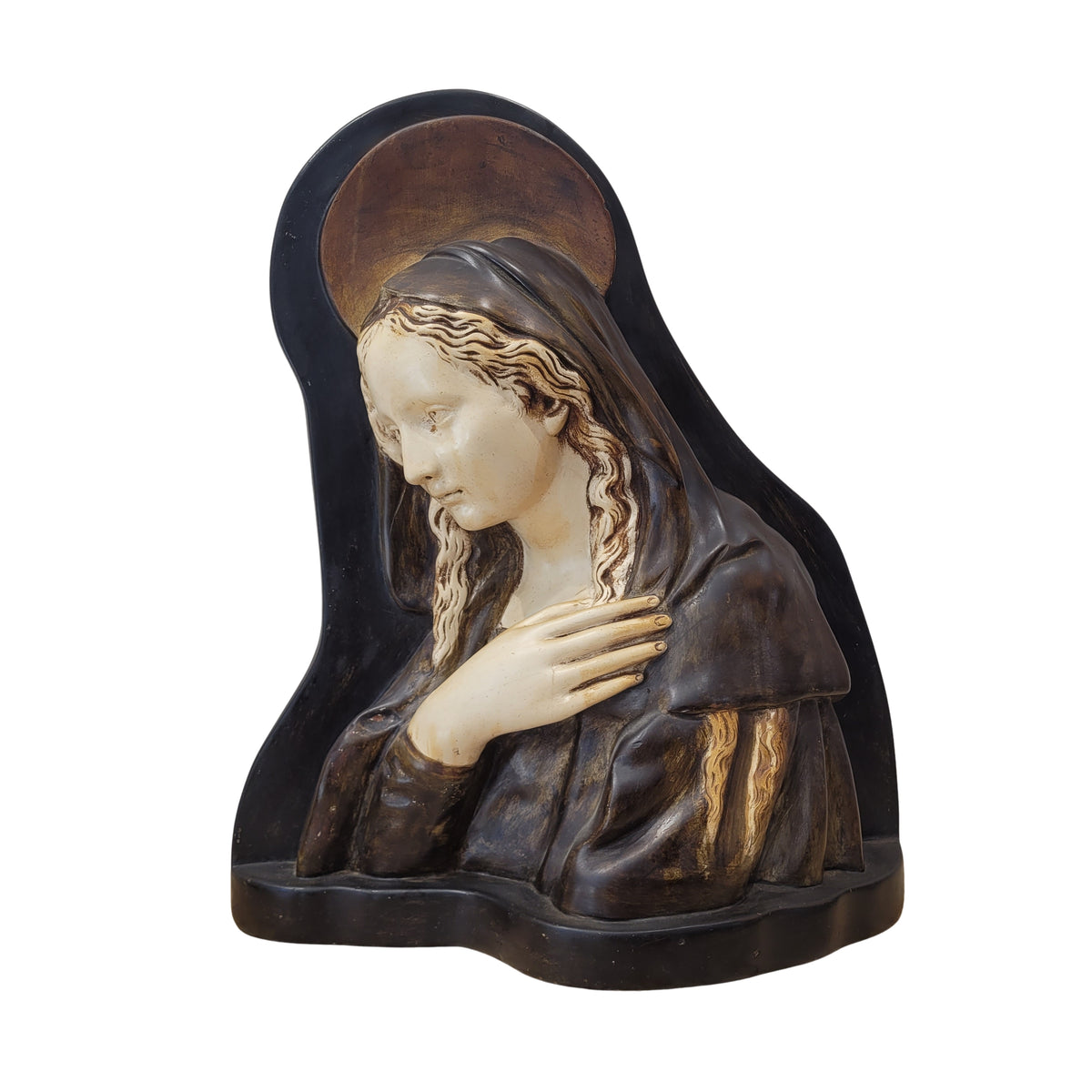 Escultura "Virgen" en plâtre / escayola, pps. s. XX - España