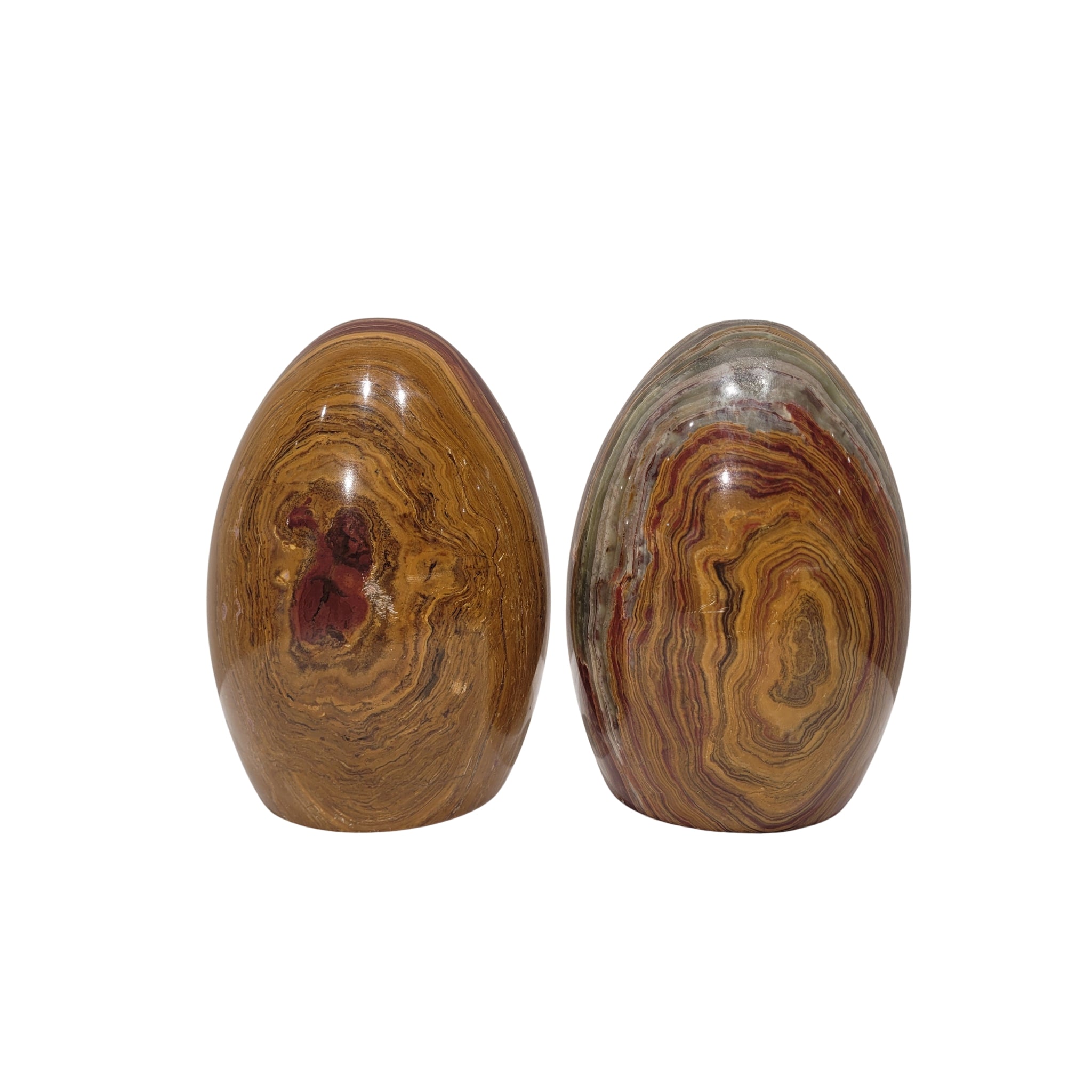 Pareja Sujetalibros de ónix, Vintage, 80’s - Francia