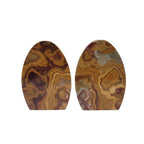 Pareja Sujetalibros de ónix, Vintage, 80’s - Francia