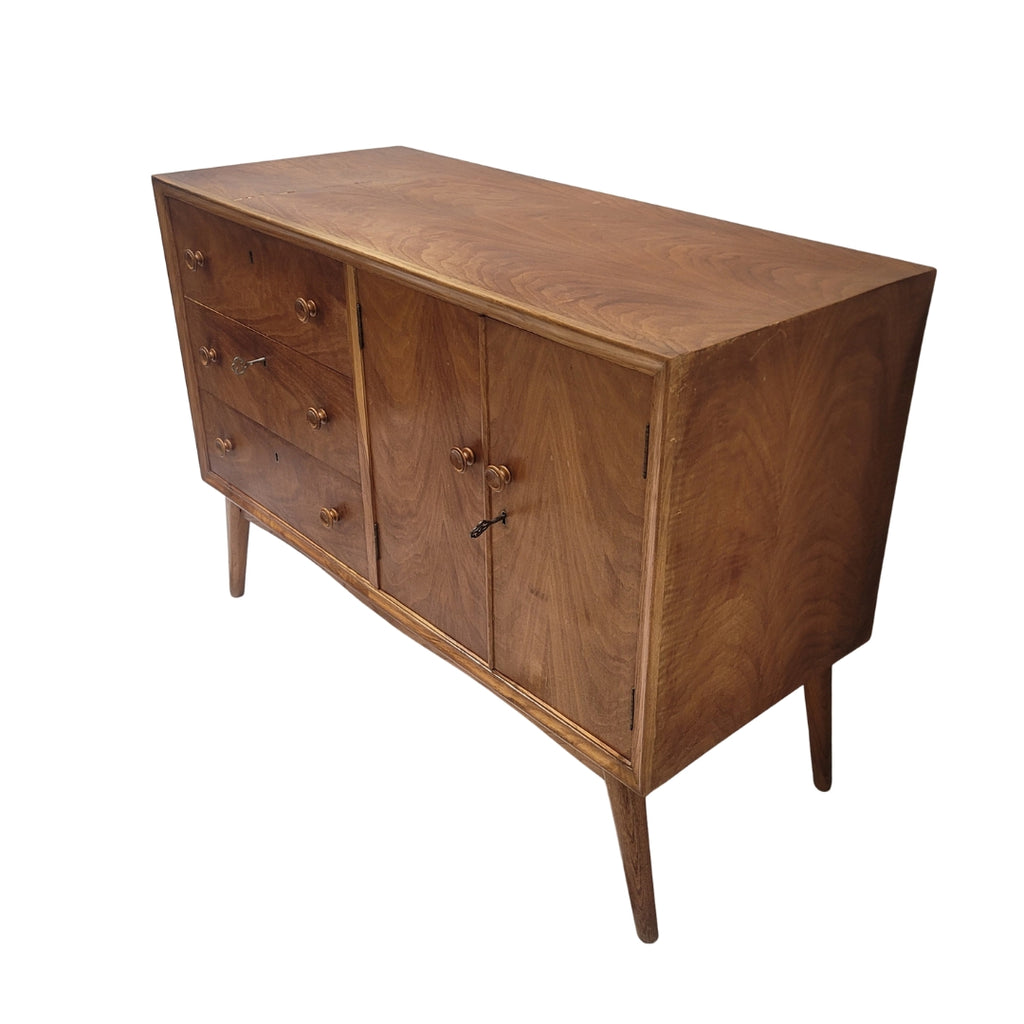 Cómoda nórdica, Madera de haya, Midcentury, s. XX - España