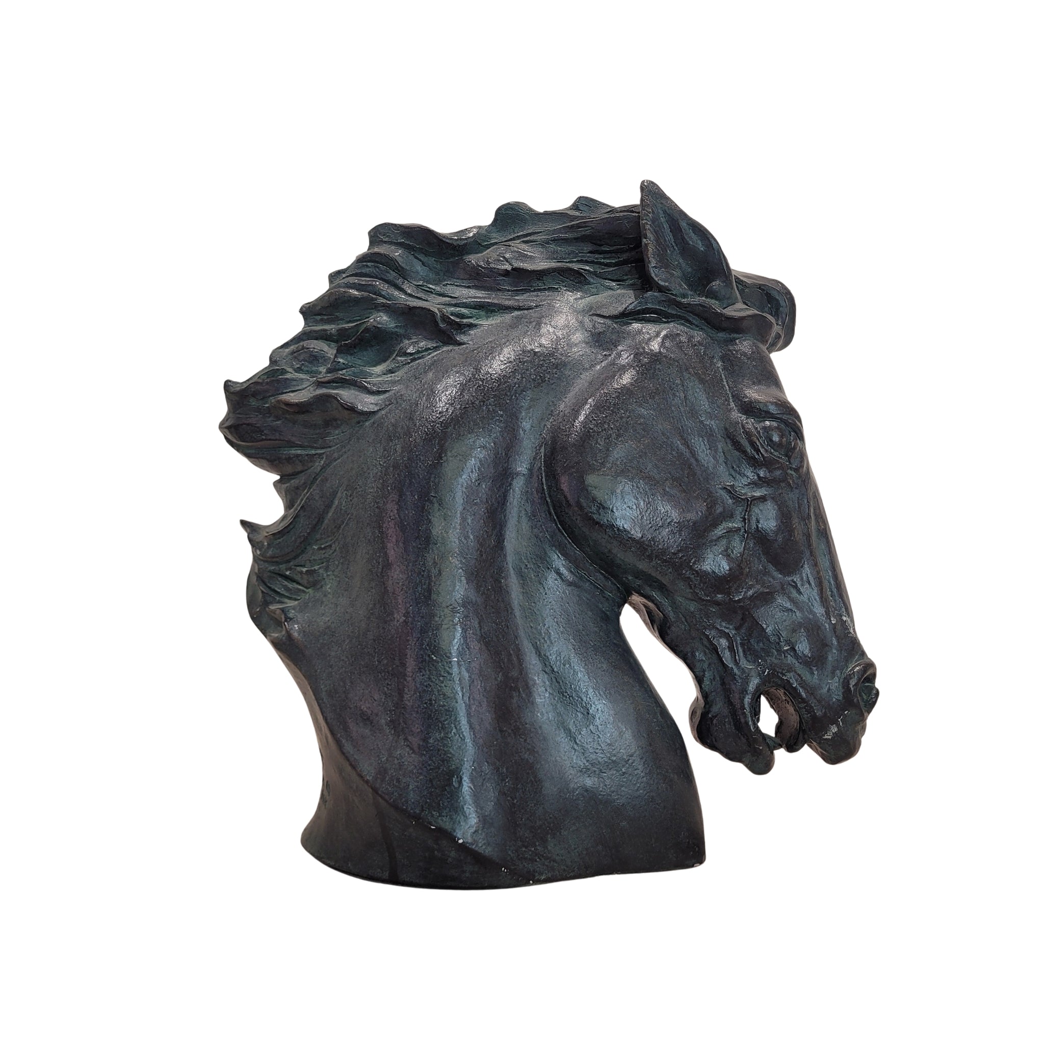 Escultura “Caballo / Flaming Mane” James Spratt para Austin Productions, Yeso patinado, 1978 – EE. UU.