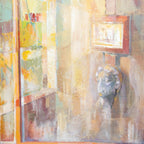 Óleo sobre lienzo “Riflesso” Flore Bruic-Depes, Arte contemporáneo, 1994 – Francia